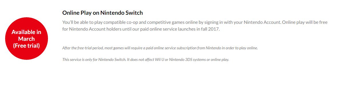 Nintendo Switch Online Service