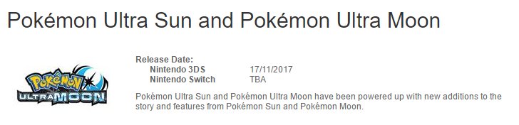 Pokémon Ultrasole e Ultraluna