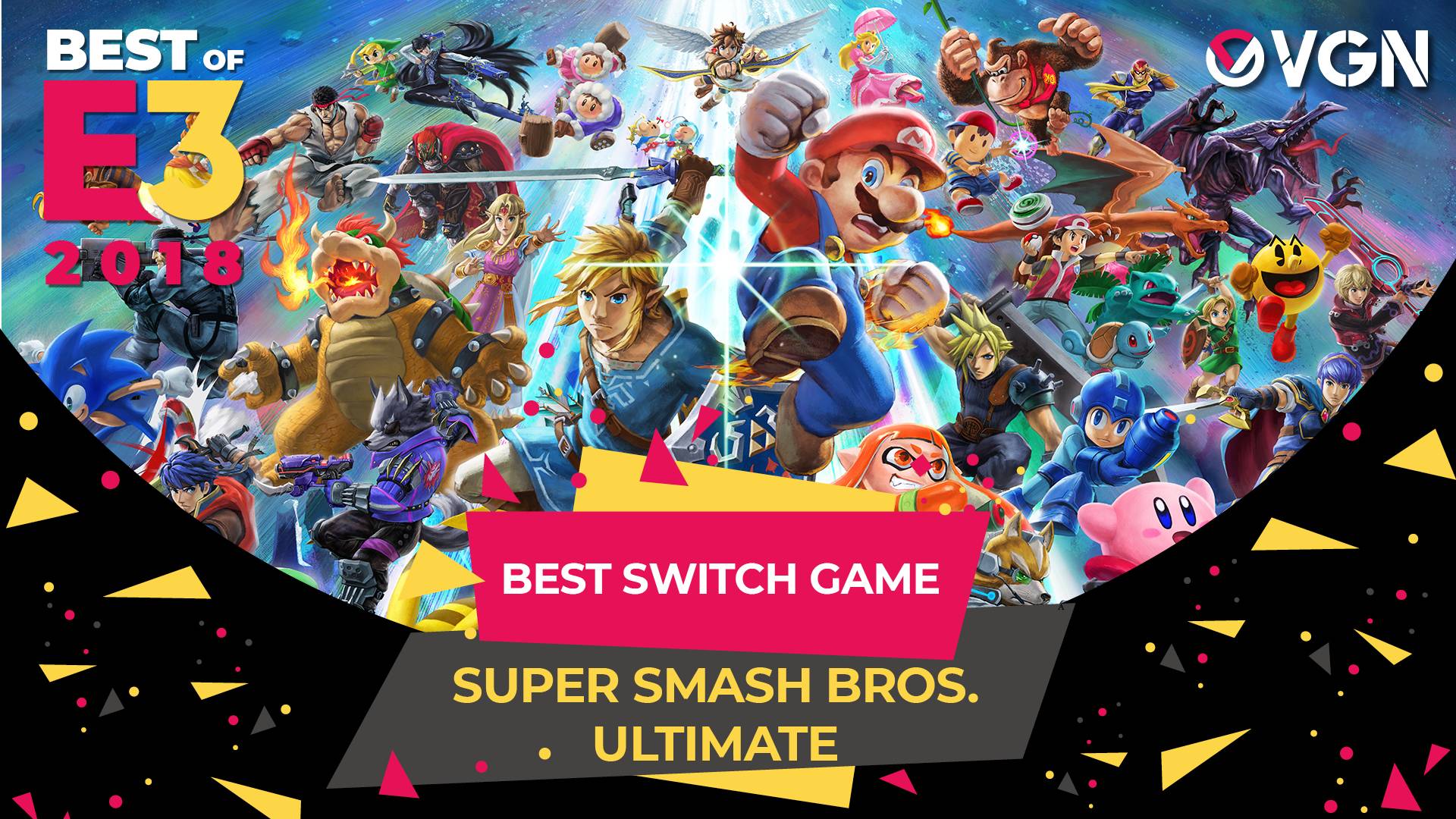 E3 2018 - Best Switch Game - Super Smash Bros Ultimate