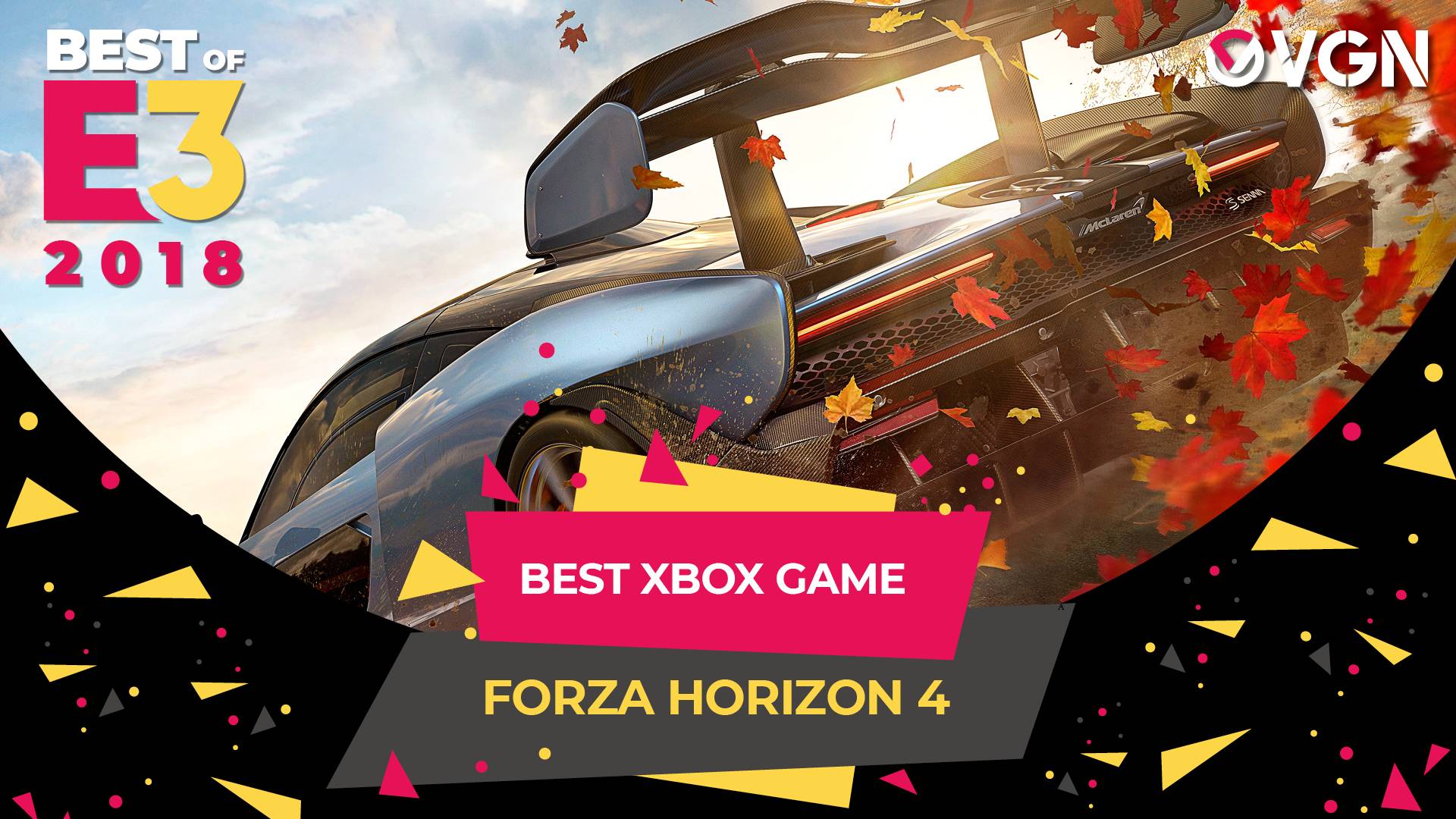 E3 2018 - Best Xbox One Game - Forza Horizon 4