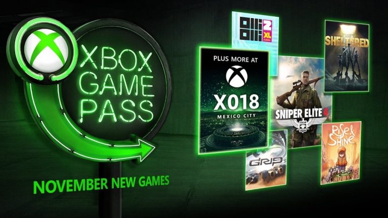 Xbox Game Pass - Novembre 2018