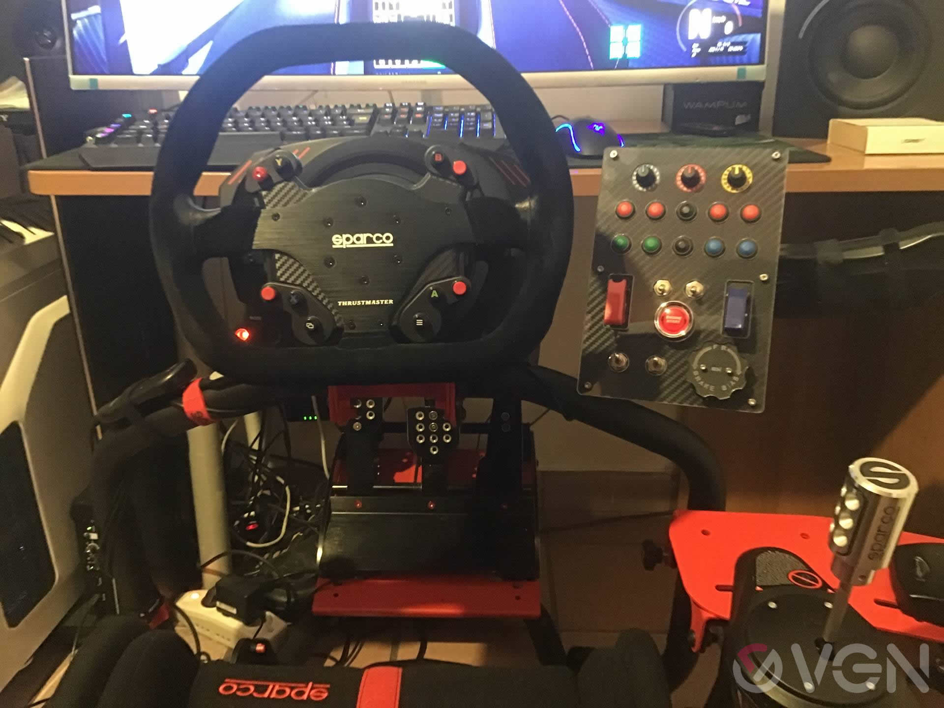 Sim Racing Hardware Button Box